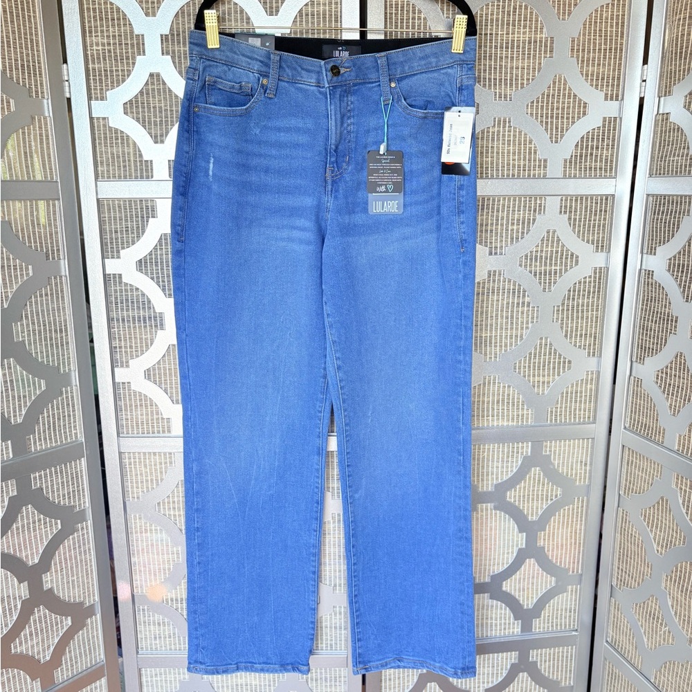 NWT LuLaRoe Blue Straight Leg Jeans